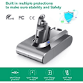 Miniatyrbillede 3 af 4: Bsioff V6 batteri 21,6v 3,0Ah kompatibel med Dyson V6 batteri DC