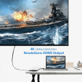 Pikkukuva 5 / 5: Musta USB C - HDMI -sovitin, Type C - HDMI 4K -muunnin, Type C