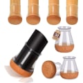 Miniatyrbilde 1 av 5: (Passer til: 14-18 mm) 32 stk små stolebenbeskyttere møbelbeskyttere