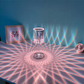 Miniatyrbillede 1 af 5: Spansk ins krystal rose lampe soveværelse opladning touch kronblad diamo