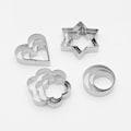 Miniatyrbillede 3 af 3: Cookie Cutters 7-Piece Geometric Classic Shape Cookie Cutter Set