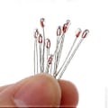 Miniatyrbillede 2 af 5: Termistor NTC 100K Single-ended Glasforseglet 100K Præcision på 1 B=3950