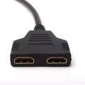 Miniatyrbillede 2 af 5: En ud af to splitter 1080p HDMI en ind to fils konverter high definition adapter 3D version 1.4