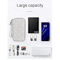 Miniatyrbillede 3 af 4: Powerbank-etui, elektronisk tilbehør, arrangørpose, kabelarrangørpose, USB-flashdrev-etui, eksternt (grå)