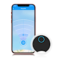 Pikkukuva 1 / 5: Musta 4 kpl:n sarja Mini Gps Tracker Pyöreä Piilotettu Pieni Kannettava Ulko