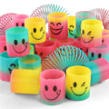 Miniatyrbilde 4 av 5: 30 vårlige festposer fyllinger regnbue mini smil leker for pinata fest favoriser for barn gutter jenter