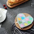 Miniatyrbillede 1 af 5: Silikone kagemåle hjerteform non-stick bageforme isterningbakker til fremstilling af kage slik gelé muffin - blå