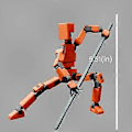 Miniatyrbillede 5 af 5: 13-tommer actionfigur - Fantastisk samlerobjekt for fans C