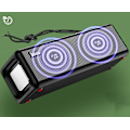 Miniatyrbild 2 av 4: Bärbar Bluetooth-högtalare, Soundbox-högtalare Bluetooth 5.0 Stereo