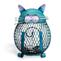 Miniatyrbillede 2 af 2: Spargris eller beholder i form af en kat til indretning