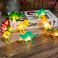 Miniatyrbillede 1 af 5: LED-lyskæde, 6,5 fod 10 LED legetøj super sjovt dinosaur lyskæde