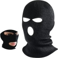 Pikkukuva 1 / 5: Neulotu kasvobalaclava 3-reikäinen kasvobalaclava kokokasvobalaclava