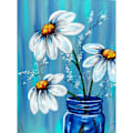 Pikkukuva 1 / 5: Timanttimaalaussetti aikuisille, DIY 5D pyöreä maljakko täysi timantti