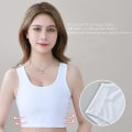 Miniatyrbild 2 av 5: Kvinnors bröstbinder Tomboy lesbisk korsett Trans väst sommar sida spänne kort tank top underkläder shaper bustier bröstbinder（3XL）