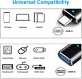 Pikkukuva 3 / 5: USB C - USB OTG 3.0 -sovitin - USB Type C -uros - USB A -naaras