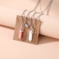 Miniatyrbilde 3 av 5: Bff-halskjede for 2 krystall-sjarmer, bestevenn-halskjede, anheng, vennskapshalskjede, matchende halskjede for pargaver (C)