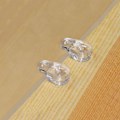 Miniatyrbillede 1 af 2: 100 stk. Plast Glas Holder Transparent Spejl Skab Fix Clips
