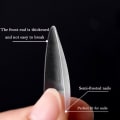 Miniatyrbillede 3 af 5: Semi-frostede fuld neglplaster, 240 stk. falske neglplaster