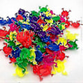 Miniatyrbillede 1 af 2: 100 Assorterede Farverige Frøer i Plastik, 5 cm Størrelse, Perfekt til Børnefester, Fejringer, Påske og Fødselsdagsgaver