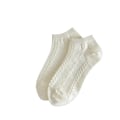Miniatyrbillede 5 af 6: 5 stk. Hvide blonde coquettes - one size