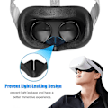 Pikkukuva 3 / 4: Vr Face Silikonipeite Tyyny Alusta Oculus Quest 2:lle（Punainen）