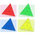 Miniatyrbilde 2 av 5: Petal Pyraminx Speed ??Cube Pyramid 3X3 Klistremerkeløs Puslespillkube T