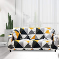Miniatyrbilde 2 av 5: 2-seters sofaovertrekk med armlener Stretch sofaovertrekk Armstol Sli