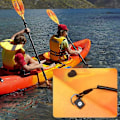 Miniatyrbillede 4 af 4: Kajak D-ringe Stærk Belastning 200kg Kajak Fortøjningsløkke Vandtæt Paddle Board Båd Kano Sup Bungee Dæk Rigging Loop