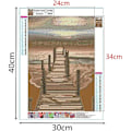 Miniatyrbild 2 av 4: Xxl Diamond Painting Full Large Set, 4 st 5d Diamond Painting Bilder Med Diamant