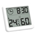Miniatyrbillede 1 af 2: Indendørs termometer hygrometer digitalt LCD C/F temperatur