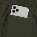 Miniatyrbillede 3 af 5: Kvindernes løbeshorts trænings shorts lommer（M）