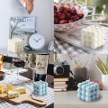 Miniatyrbild 3 av 5: Bubbel Ljus - Kub Sojavax Ljus, Heminredning Ljus, Doftande