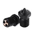 Miniatyrbillede 5 af 5: E3DV6 CHT Dyse Hærdet Stål Høj Flow Høj Hastighedsprint 550 Tre-øjne Klonede Dyser Passer til E3DV6 3D Printer 0.4mm