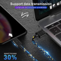 Miniatyrbillede 5 af 5: Usb Type C-kabel Hurtigopladning Usb C-kabler Type-c Datakabel Oplader Usb C Til Samsung S9 Note 9 Huawei P20 Pro Xiaomi 1m/2m/3m