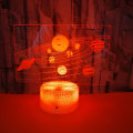 Miniatyrbild 4 av 5: 3D-lampa för barn med galaxillusion