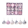 Miniatyrbilde 1 av 5: Julekuleornamenter, 12 stk 2,38 tommer/6 cm usynlige C