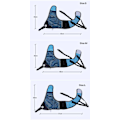 Miniatyrbillede 5 af 5: Bueskydning Brystbeskytter - Rh 3d Mesh Designet（S Hvid）