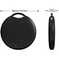 Pikkukuva 5 / 5: Älykäs Air Tracker -tunniste (vain iOS) Bluetooth-esineiden löytäjä, yhteensopiva Apple Find My:n kanssa (vain iOS - MFI-sertifioitu) Musta
