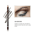 Miniatyrbillede 3 af 4: 12 stk./pakke øjenbrynsblyanter eyeliner, mat vandtæt øjenbrynsblyant langtidsholdbar eyeliner øjenmakeup（brun）