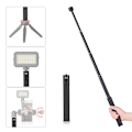 Miniatyrbild 1 av 5: Teleskopisk stabilisatorförlängningsstång 73 cm 1/4 tum aluminiumlegeringspol för gimbalstabilisator Zhiyun Feiyu