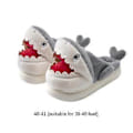 Miniatyrbillede 3 af 5: Haj Slippers, Vintervarme Dyre Slippers, Fuzzy Slippers Kreative Bløde Søde Bomuldsslippers til Kvinder Mænd (EU Størrelse 40 til 41) EU Size 40 to 41
