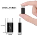 Miniatyrbilde 5 av 5: 4 stk. USB C-adapter, USB C til Micro USB-adapter Type C hann til