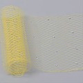 Miniatyrbillede 5 af 5: Kirkebeklædning Elegant Netstof Polyester Slør Justerbar Slørhat Polyester Tilbehør til Særlige Lejligheder gul hvid diamant yellow white diamond