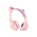 Pikkukuva 2 / 2: Söpö kissankorvainen langaton Bluetooth-kuuloke (vaaleanpunainen)