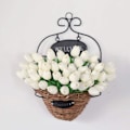 Miniatyrbillede 4 af 4: Kunstig Blomst 10 Styk Tulipan Kunstig Blomst Latex Materiale