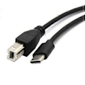 Miniatyrbilde 4 av 5: Pålitelig USB C til USB B Printerkabel B Hann til C Hann Printerledning Erstatning for Printer, Skanner MIDI Kontroller 1m