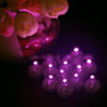 Miniatyrbillede 4 af 5: 10 stk. LED ballonlys Farve Lys Papir lanterne Lampe Glød Bryllup Fest 7 Farver