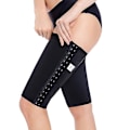 Miniatyrbillede 1 af 5: Kvinder Lår Slankere Ben Kompression Ærmer Slankende Lår Wraps Body Shaper XL Sort