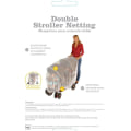 Miniatyrbillede 5 af 5: Dobbelt Barnevogns Myggenet, Tandem Barnevogns Net, Baby Net, Dobbelt