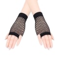 Miniatyrbillede 4 af 4: 1 par fingerløse fiskenet handsker fiskenet korte handsker gennemborede nylon